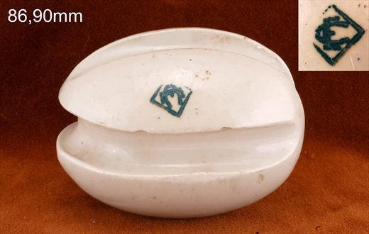 Isolador de tensao (ceramica) (mod 2) (EC) creme