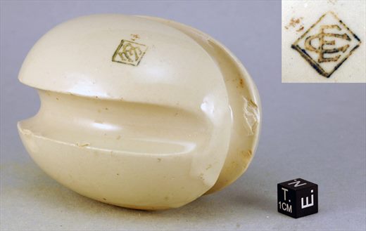 Isolador de tensao (ceramica) (mod 2) (EC) creme