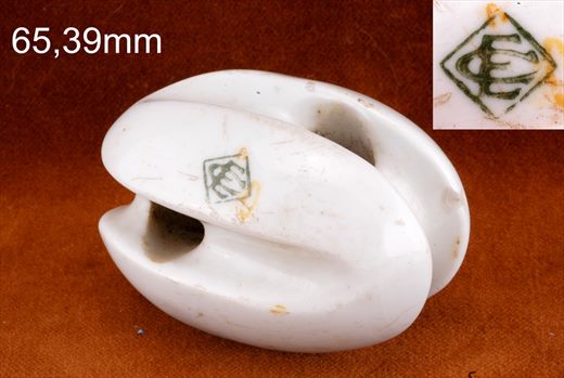Isolador de tensao (ceramica) (mod 2-1) (EC) branco
