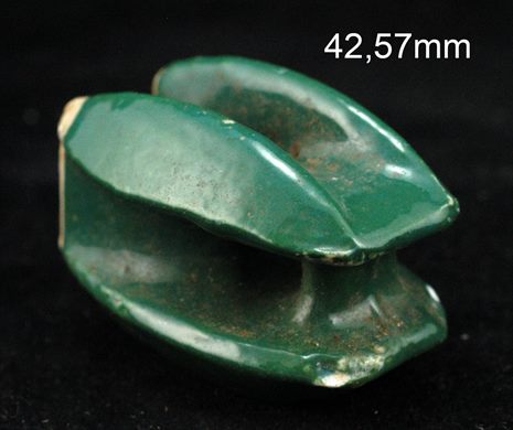 Isolador de tensao (ceramica) (mod 2-1) verde