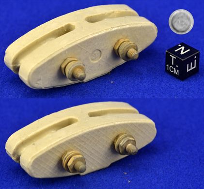 Isolador de tensao (ceramica) (mod 3) (EC) creme
