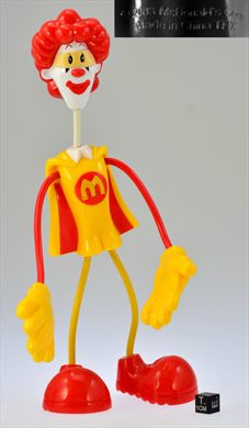 McDonalds Ronald McDonald 2003 Boneco promocional