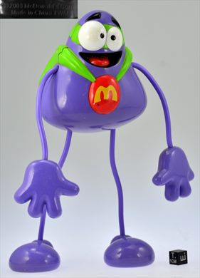 McDonalds McDonaldland Grimace 2003 Boneco promocional