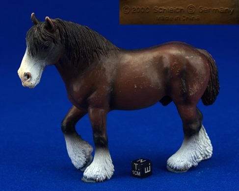 Clydesdale Stallion Horse Brown and Black (Schleich 2000)