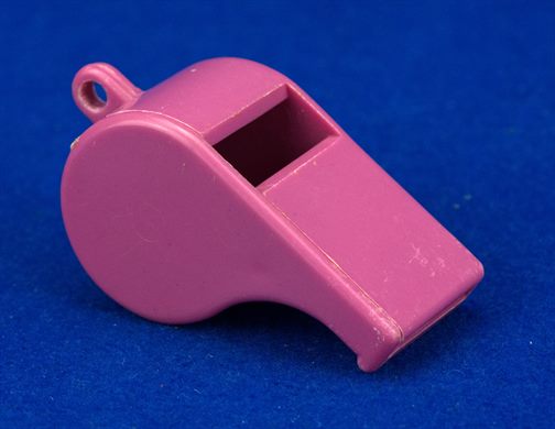 Apito cor-de-rosa