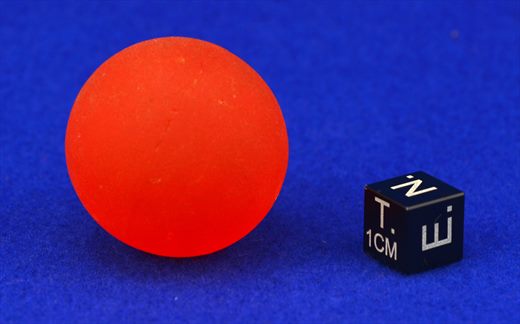Bola saltitona opaca laranja