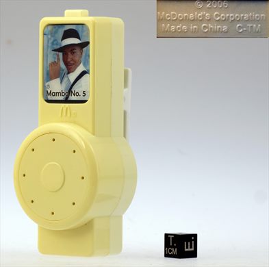 mcDonalds digital music player (Mambo No.5)