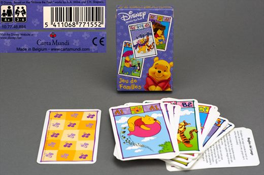 Disney Winnie the Pooh - Jeu de Familles