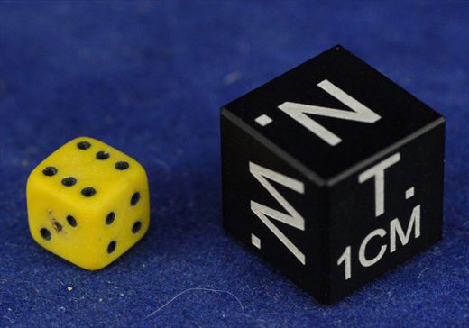 Dado em miniatura