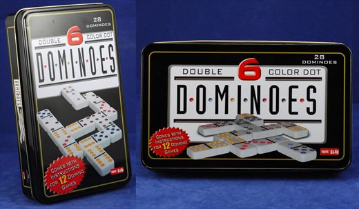 Double 6 Color Dot Dominoes