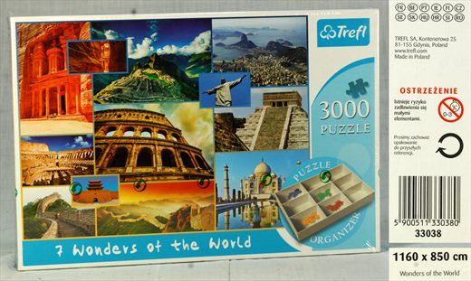Puzzle 3000p 7 Wonders of the World 33038 (Trefl)