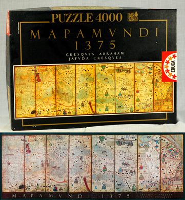 Puzzle 4000p Mapa Mundi 1375 (Educa)