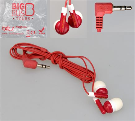 bits earphones Big Bus tours