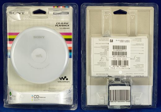 Sony CD Walkman D-EJ001-WCC White
