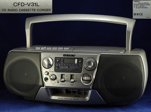 Sony CFD-V31L CD Radio Cassette-Corder