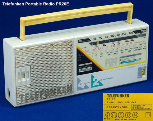 Telefunken Portable Radio PR20E