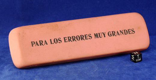 Borracha grande (para los errores muy grandes)