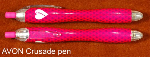 Avon crusade pen rosa