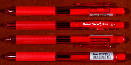 Pentel Wow BK440-B (vermelho)