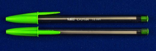 Bic Cristal 1.6mm (cristal-oscuro verde)