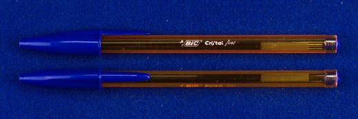 BiC Cristal fine (cristal-laranja azul)