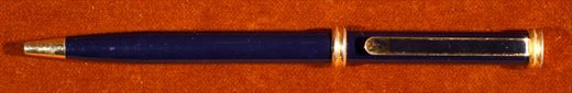 Esferografica (roxo-dourado)