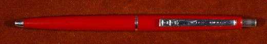 Esferografica (vermelho-prateado)