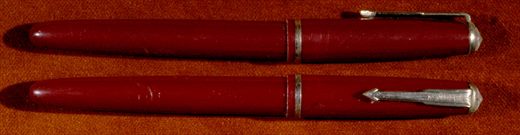 Esferografica (vermelho-prateado)