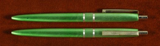Esferografica (verde-prata)