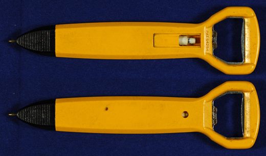 Esferografica abridor (amarelo-preto)