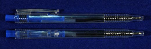 Esferografica (transparente-azul)