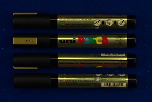 Uni POSCA gold