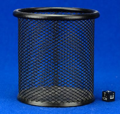 Portalapices malha metalica preto