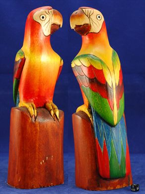 Arara em madeira balsa (Venezuela)