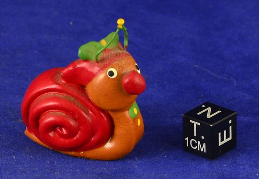 Caracol vermelho barro