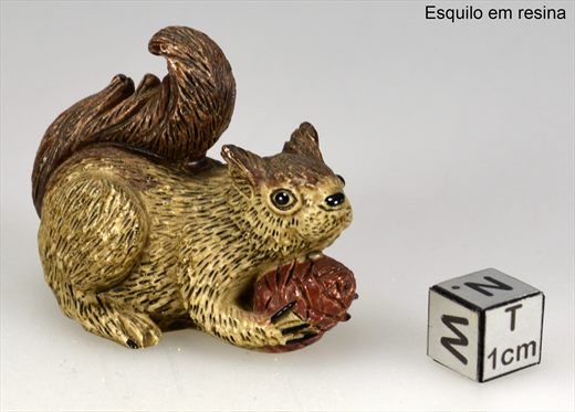 Esquilo em resina