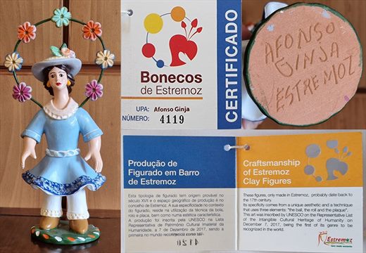 Bonecos de Estremoz certificado Afonso Ginja 4119