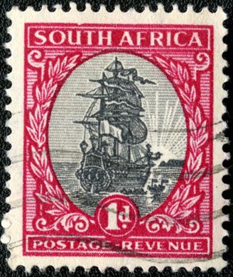 Africa do Sul - 1926 - Navio Dromedaris - 1D (Ingles)