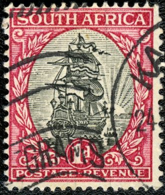 Africa do Sul - 1926 - Navio Dromedaris - 1D (Ingles)