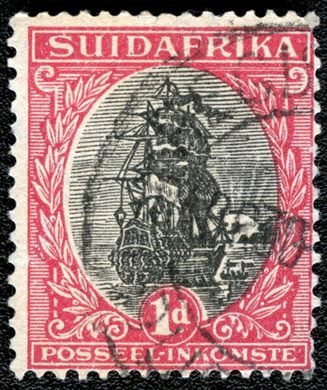 Africa do Sul - 1926 - Navio Dromedaris - 1D (Afrikaans)
