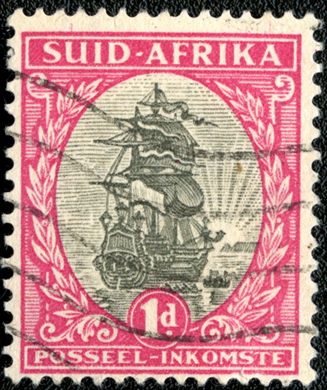 Africa do Sul - 1926 - Navio Dromedaris - 1D (Afrikaans)