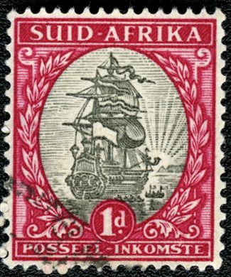 Africa do Sul - 1926 - Navio Dromedaris - 1D (Afrikaans)