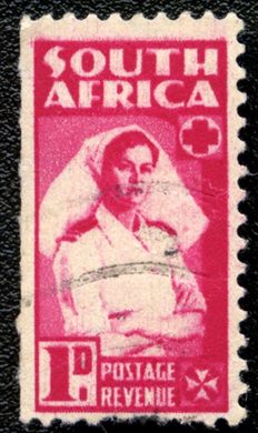 Africa do Sul - 1941 - Enfermeira Esforco de Guerra - 1D (Ingles)