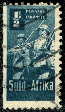 Africa do Sul - 1941 - Infantaria Esforco de Guerra - 0.5D (Afrikaans)