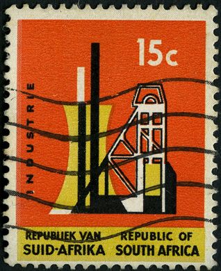 Africa do Sul - 1961 - Industria - 15C (Bilingue)