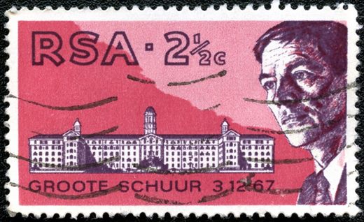 Africa do Sul - 1969 - Primeiro Transplante de Coracao Christiaan Barnard - 2.5C