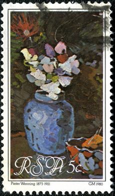 Africa do Sul - 1980 - Pintura de Pieter Wenning - 5C