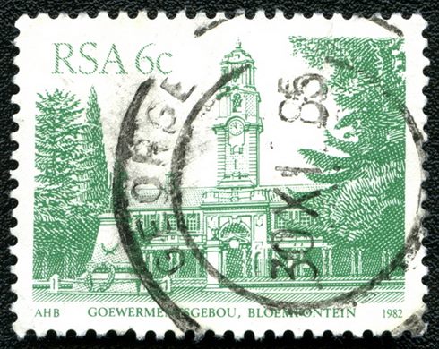 Africa do Sul - 1982 - Edificio do Governo Bloemfontein - 6C