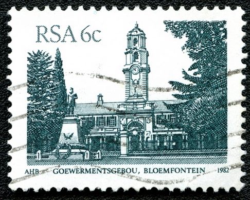 Africa do Sul - 1982 - Edificio do Governo Bloemfontein - 6C