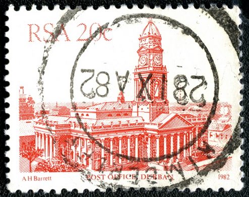 Africa do Sul - 1982 - Correios Durban - 20C